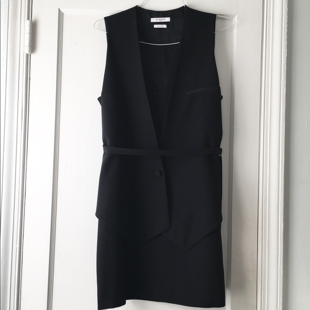 Givenchy Tuxedo Vest Dress